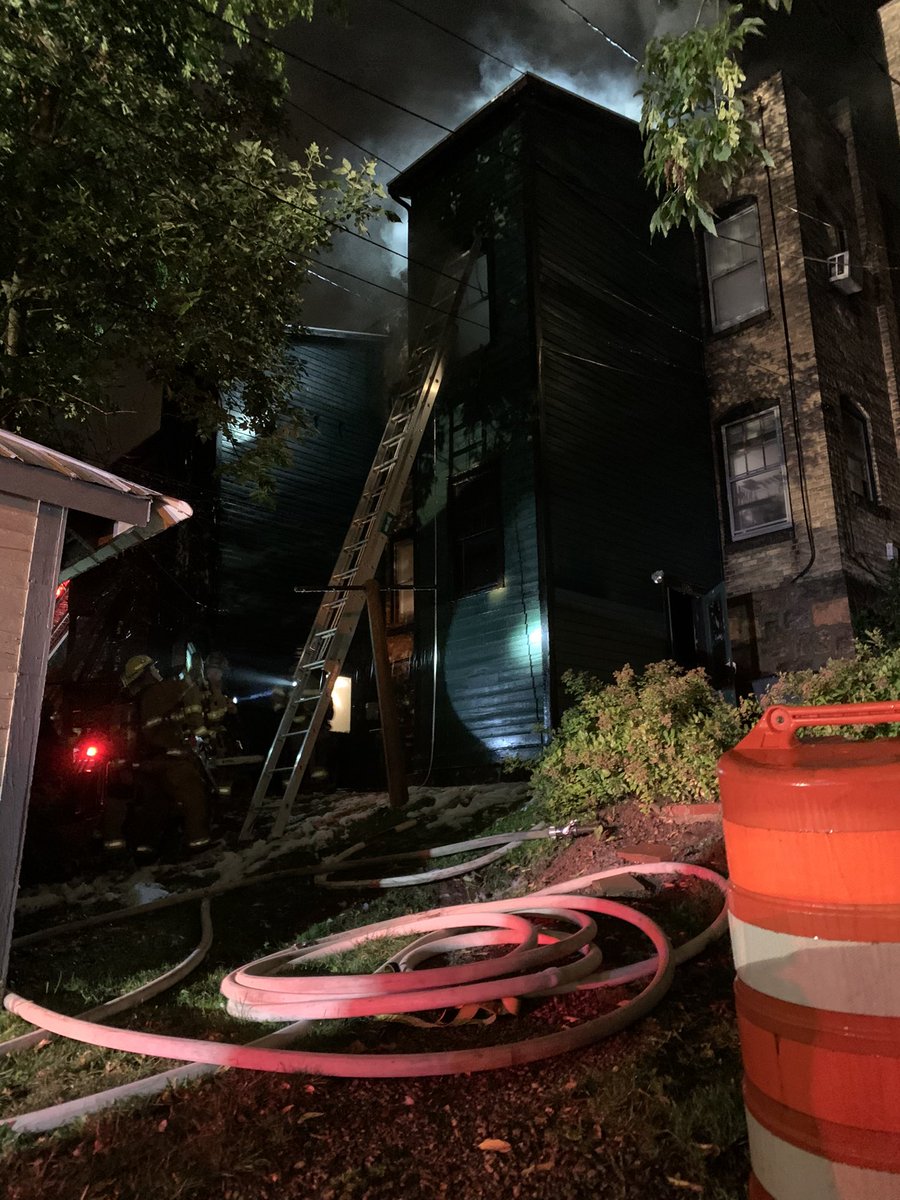 Apartment fire in East Duluth